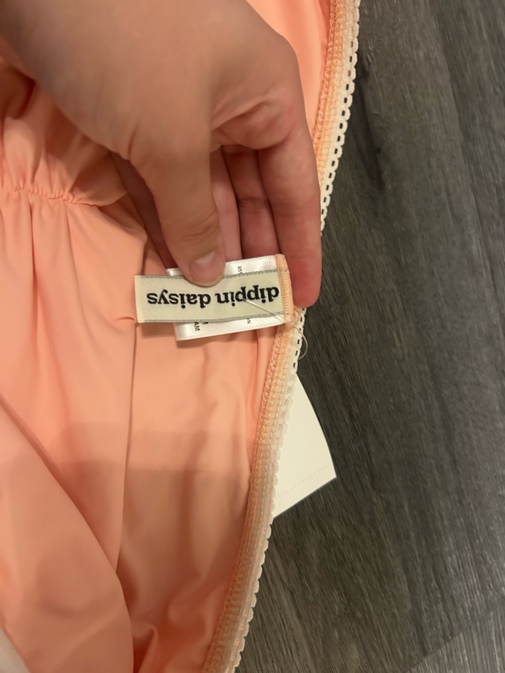 Dippin' Daisy's Peach Bikini top